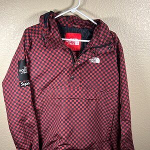 Men’s Jacket Red and Blue Checkered Pullover